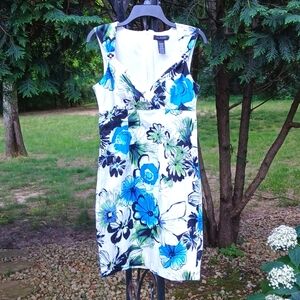 Roulette Floral Beautiful Dress 97% Cotton Size 8
